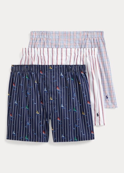 Polo Ralph Lauren Classic 3-Pack Boxershorts Herre Danmark (PEZYH8014)